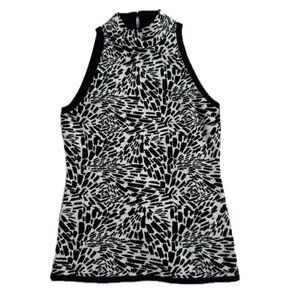 WHBM Sleeveless Mock Turtleneck Sweater XS